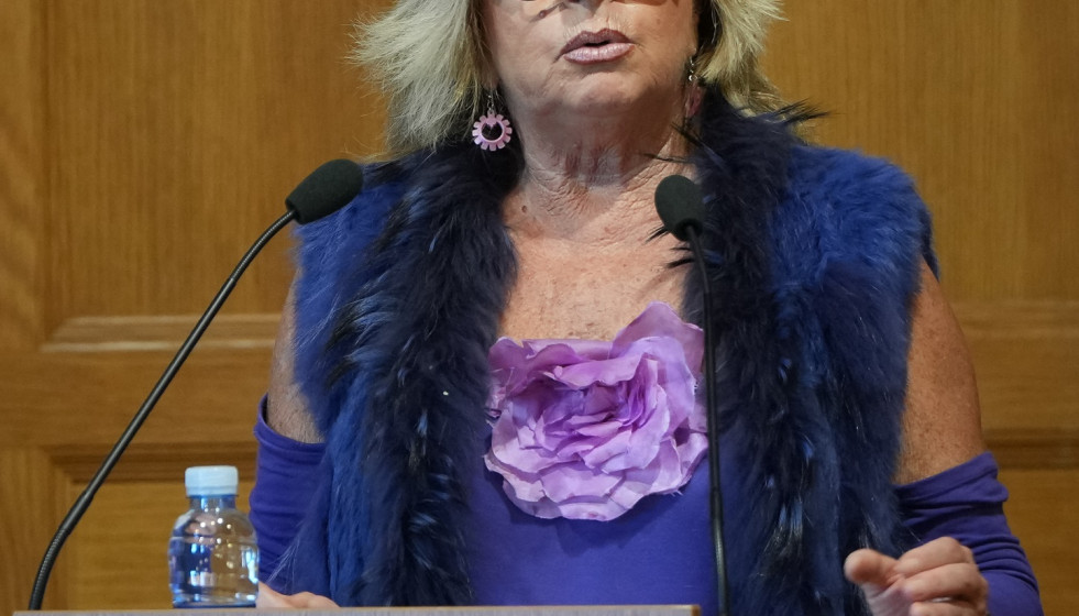 Archivo - La presidenta de COVITE, Consuelo Ordóñez