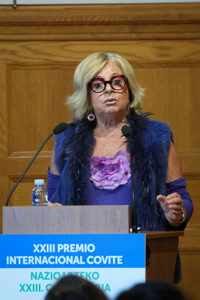 Archivo - La presidenta de COVITE, Consuelo Ordóñez