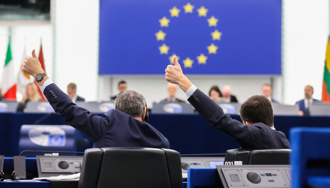 Sesión plenaria en el Parlamento Europeo