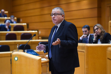 Archivo - El senador del PP, Francisco Bernabé, interviene durante una sesión plenaria en el Senado, a 8 de noviembre de 2023, en Madrid (España).