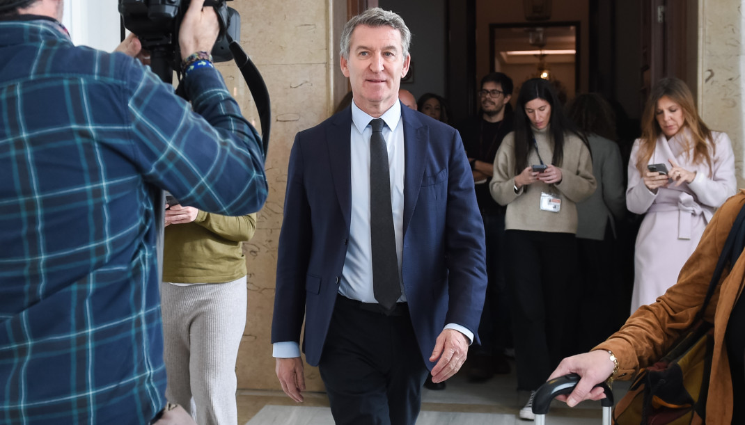 El presidente del Partido Popular, Alberto Núñez Feijóo.