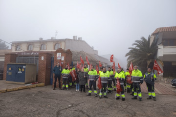 Concentración en factoría de Pedro Muñoz del Grupo Losán.