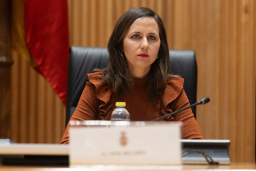 La portavoz adjunta del Grupo Parlamentario Mixto, Ione Belarra, durante la Conferencia en Defensa de la Sanidad Pública, en el Congreso, a 22 de enero de 2026, en Madrid (España).