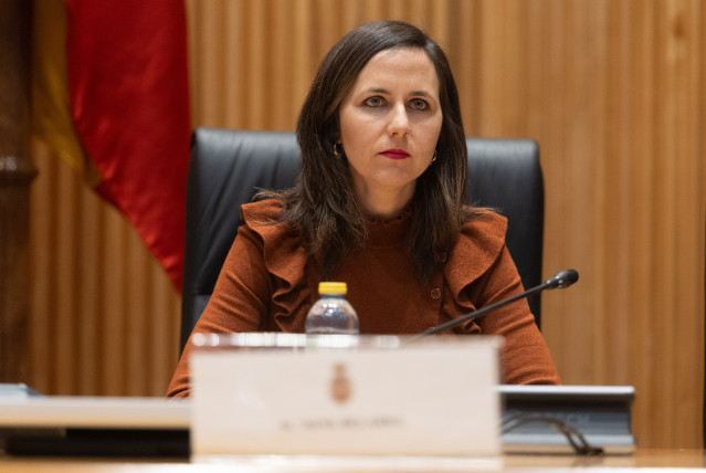 La portavoz adjunta del Grupo Parlamentario Mixto, Ione Belarra, durante la Conferencia en Defensa de la Sanidad Pública, en el Congreso, a 22 de enero de 2026, en Madrid (España).