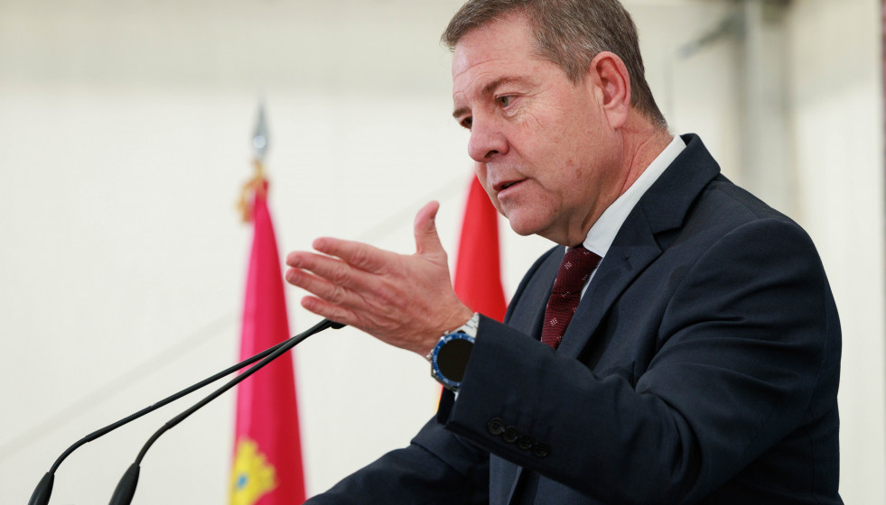 El presidente de Castilla-La Mancha, Emiliano García-Page.