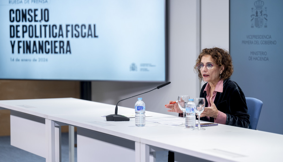 La vicepresidenta primera y ministra de Hacienda, María Jesús Montero.