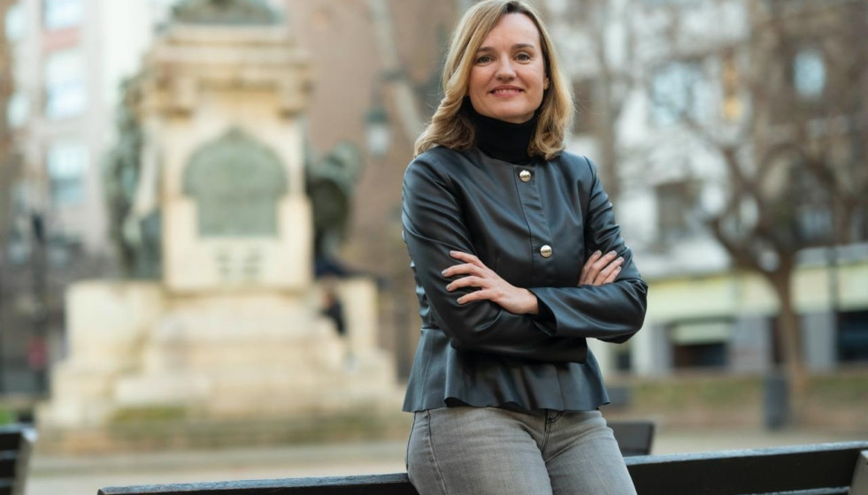 La candidata del PSOE a la Presidencia de Aragón, Pilar Alegría.