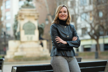 La candidata del PSOE a la Presidencia de Aragón, Pilar Alegría.