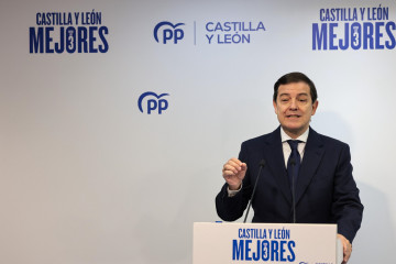 El presidente del PP de Castilla y León, Alfonso Fernández Mañueco