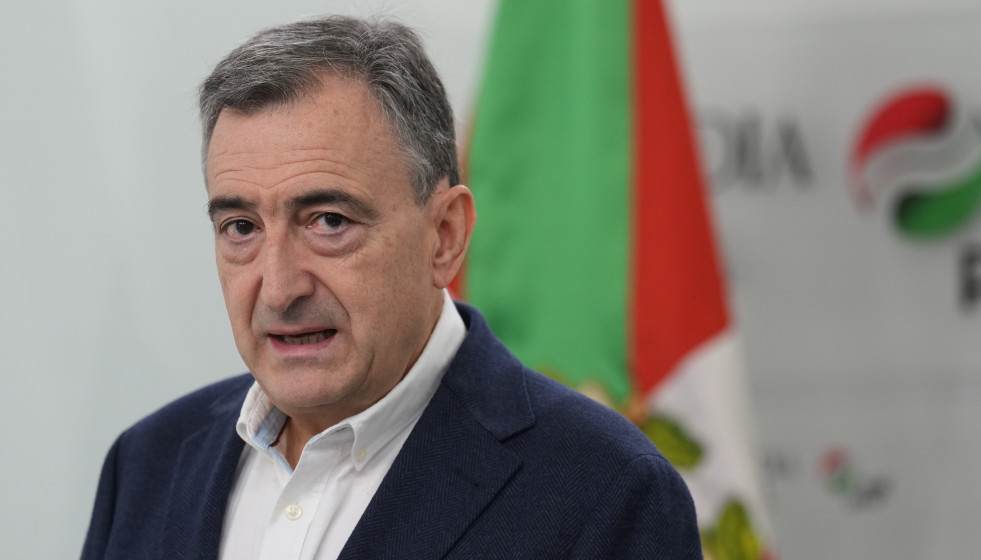 Archivo - El presidente del EBB de EAJ-PNV, Aitor Esteban