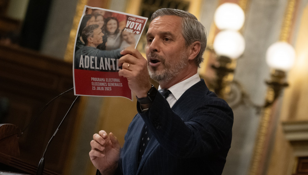 Archivo - El vicesecretario general de Economía del PP, Juan Bravo.