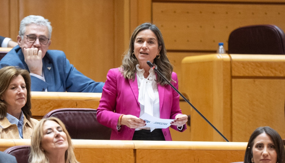 Archivo - La senadora gallega Pepa Pardo.