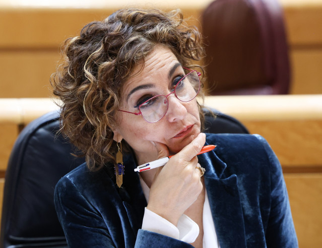 La vicepresidenta primera y ministra de Hacienda, María Jesús Montero.