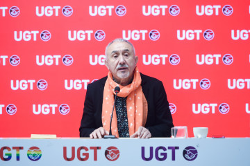 El secretario general de UGT, Pepe Álvarez