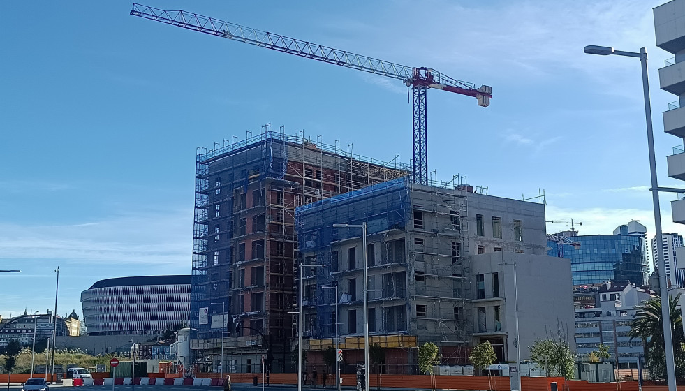 Construcción de pisos.