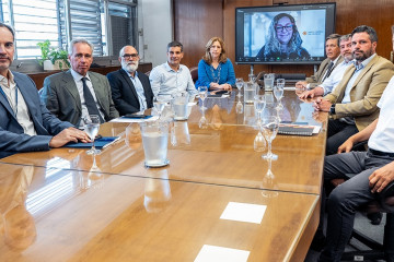 El directorio del Banco Central de Uruguay, durante la reunión sobre política monetaria de este 26 de enero de 2026.