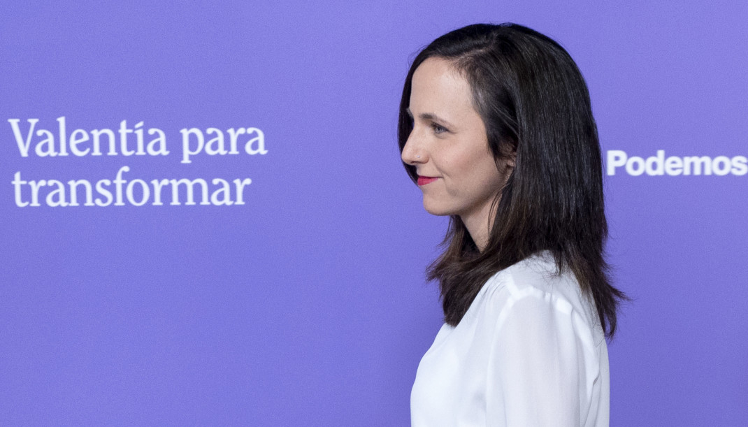 Archivo - La líder de Podemos y ministra de Derechos Sociales, Ione Belarra