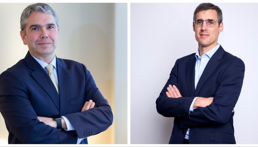 Archivo - Nicolás Oriol, nuevo presidente del comité digital de Insurance Europe, y Ricard Ribas, nuevo vicepresidente del comité de seguros generales de la federación europea de seguros.