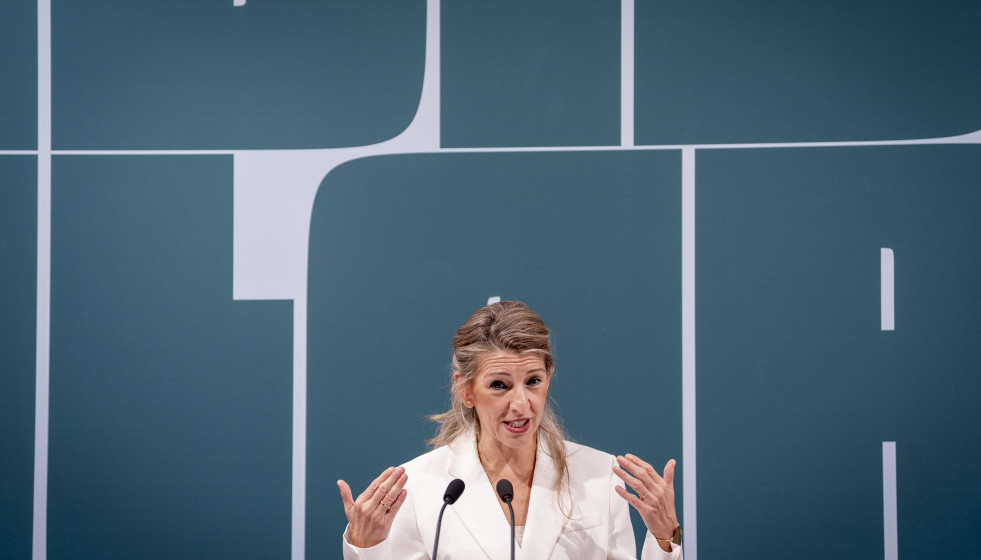 Archivo - La vicepresidenta segunda y ministra de Trabajo y Economía Social, Yolanda Díaz.