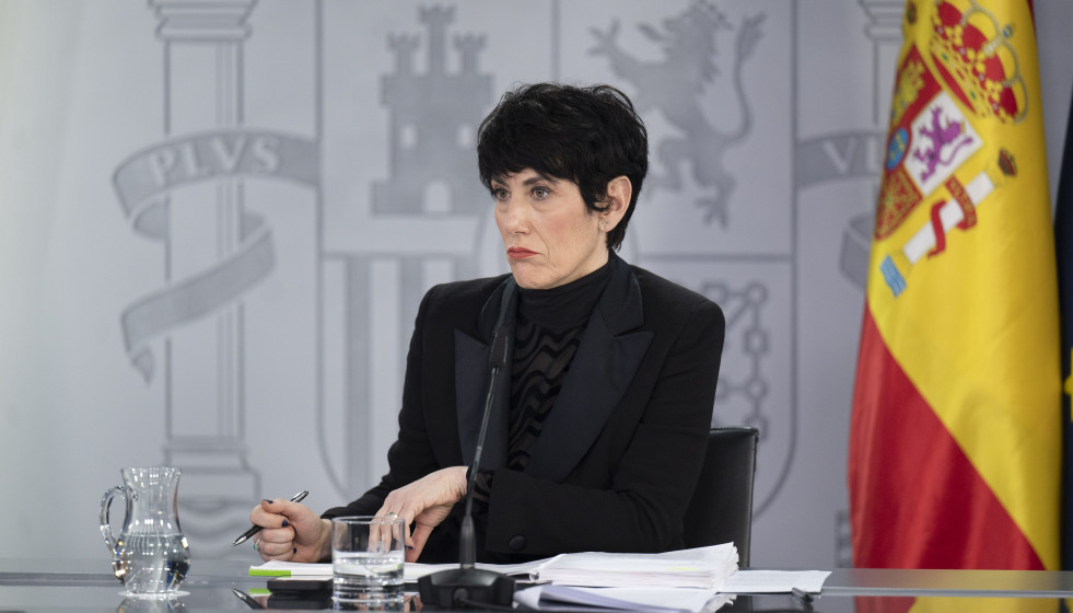 La ministra de Inclusión Seguridad Social y Migracioneas y Portavoz del Gobierno, Elma Saiz.