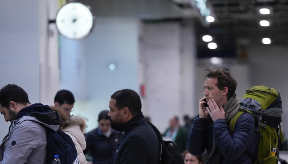 Varias personas afectadas por las incidencias de Rodalies en los últimos días.