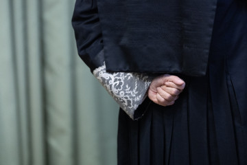 Archivo - Puñetas durante el acto de toma posesión de la nueva auditor presidenta del Tribunal Militar Central, ante el Pleno del Consejo General del Poder Judicial (CGPJ), a 21 de marzo de 2025, en