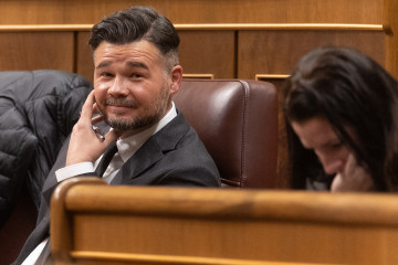 El portavoz de ERC en el Congreso, Gabriel Rufián.