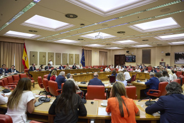 Archivo - Vista general de la reunión de la Diputación Permanente, en el Congreso