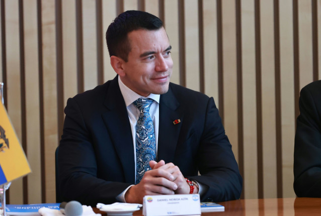 Archivo - El presidente de Ecuador, Daniel Noboa.