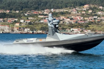 Archivo - Imagen del dron naval desarrollado por Zelenza para la Armada de España