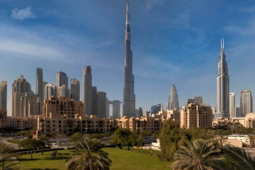 Archivo - Panorama de Dubái (Emiratos Árabes Unidos).