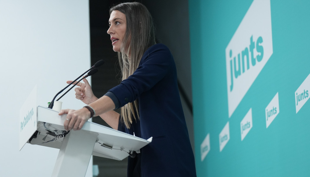 Archivo - La portavoz de Junts en el Congreso, Miriam Nogueras