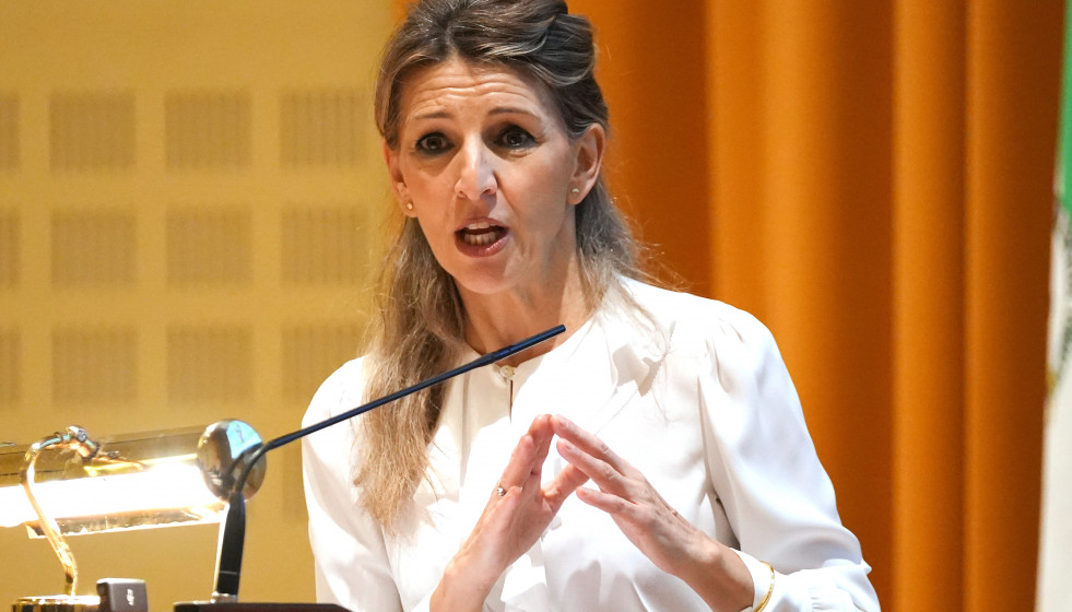 La vicepresidente segunda del Gobierno y ministra de Trabajo y Economía Social, Yolanda Díaz