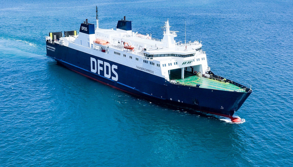 Archivo - Buque de DFDS en una imagen de archivo.