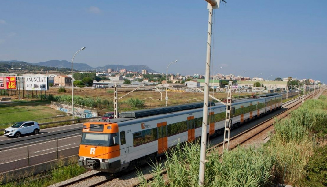 Archivo - Un tren de Rodalies.