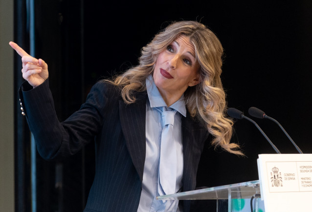 Archivo - La vicepresidenta segunda y ministra de Trabajo y Economía Social, Yolanda Díaz