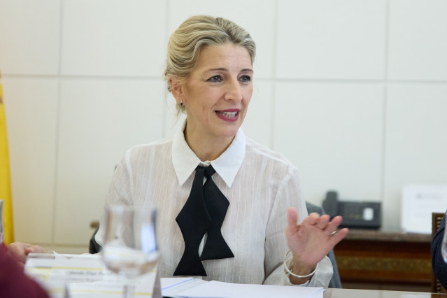 Archivo - La vicepresidenta segunda y ministra de Trabajo y Economía Social, Yolanda Díaz