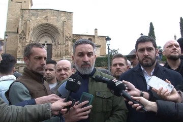 El presidente de Vox, Santiago Abascal.