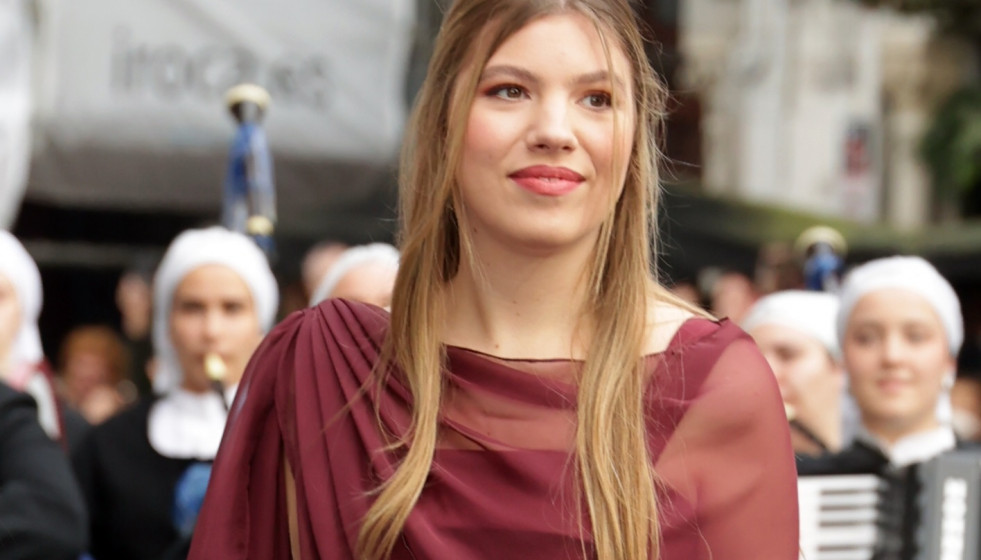 Archivo - La Infanta Sofía a su llegada al Teatro Campoamor para asistir a la ceremonia de entrega de los 'Premios Princesa de Asturias 2025', a 24 de octubre de 2025, en Oviedo, Asturias (España).