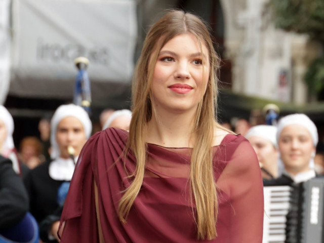 Archivo - La Infanta Sofía a su llegada al Teatro Campoamor para asistir a la ceremonia de entrega de los 'Premios Princesa de Asturias 2025', a 24 de octubre de 2025, en Oviedo, Asturias (España).