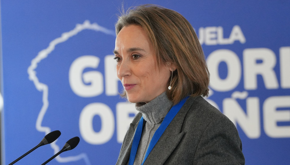 La vicesecretaria de Regeneración del Partido Popular, Cuca Gamarra, de la IV Escuela Gregorio Ordóñez, en el hotel Costa Vasca, a 24 de enero de 2026, en San Sebastián, Guipúzcoa, País Vasco (E