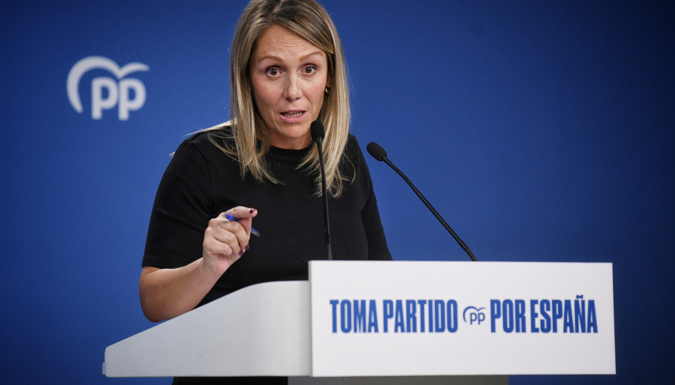 Archivo - La vicesecretaria de Coordinación Sectorial del PP, Alma Ezcurra.