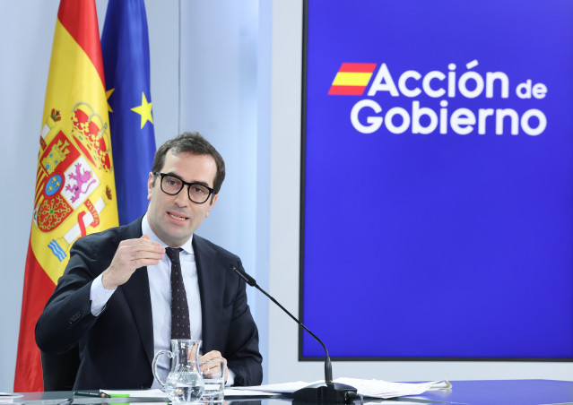 El ministro de Economía, Comercio y Empresa, Carlos Cuerpo.