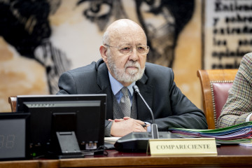 Archivo - El Presidente del Centro de Investigaciones Sociológicas (CIS), José Félix Tezanos Tortajada, comparece ante la Comisión de Investigación sobre la gestión del CIS, en el Senado, a 9 de