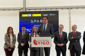Acto de la puesta en marcha de la construcción de la planta de Sparc.