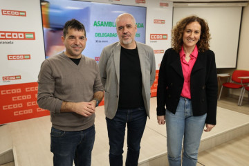 Nuria López, Unai Sordo y Daniel Mesa.