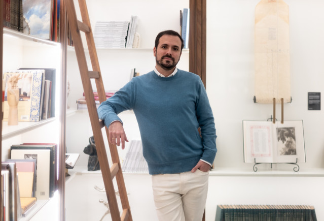 El ex ministro de Consumo y coordinador federal de Izquierda Unida, Alberto Garzón, durante una entrevista para Europa Press, en el Hotel Casa de las Artes Meliá Collection, a 28 de enero de 2026, en Madrid (España).