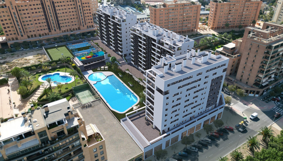 Residencial Les Naus, ubicado en Playa de San Juan, en la ciudad de Alicante