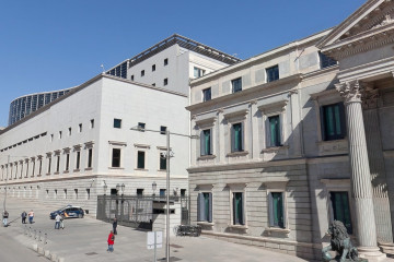 Edificios de ampliacion I y II del Congreso, junto al Palacio de la Carrera de San Jerónimo.