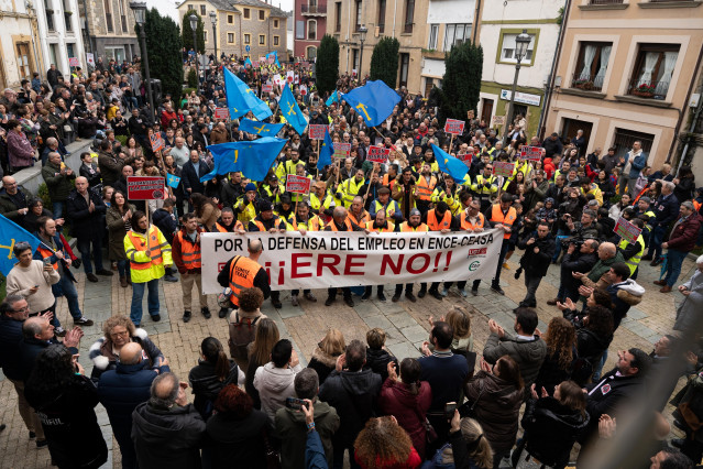 Movilización contra el ERE de ENCE.